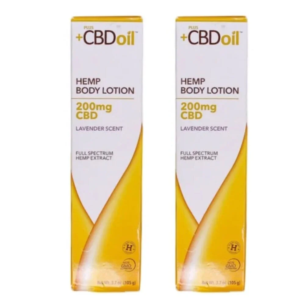 2pc Lavender Hemp Body Lotion 3.7oz Psoriasis, Rosacea, Acne, Eczema